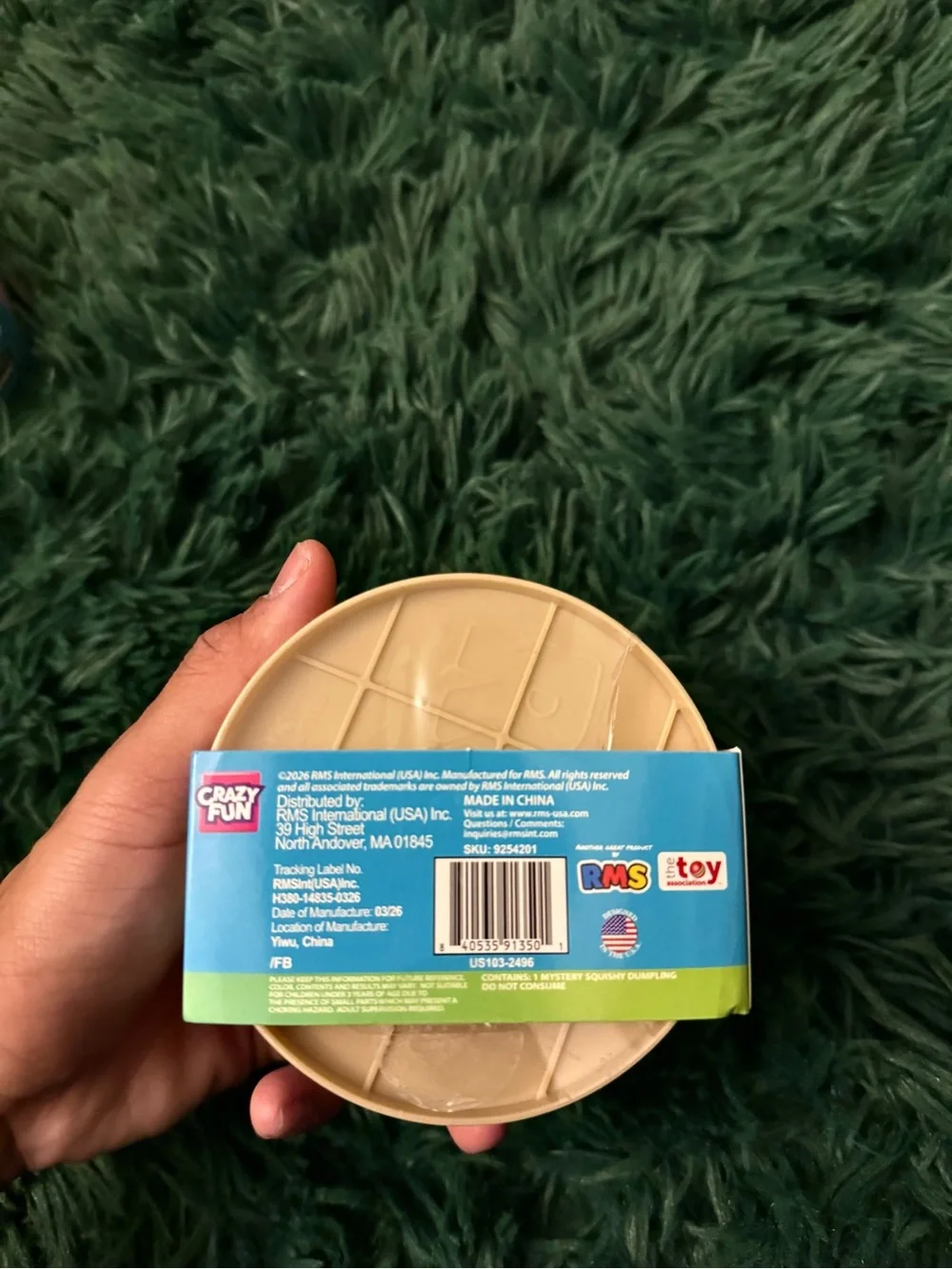 4 Crazy Fun Green Holographic  Mystery Squishy Dumplings Edition SEALED